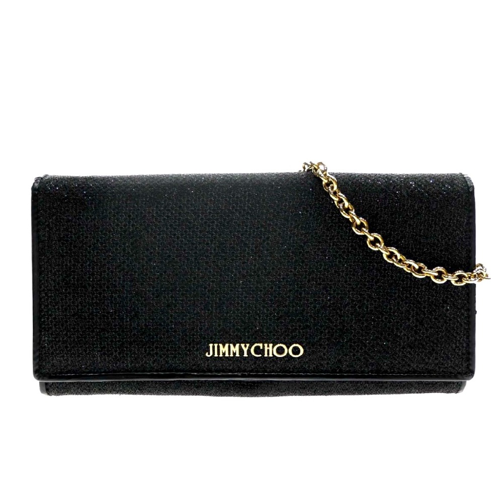JIMMY CHOO METALLIC/GLITTER SHOULDER/CLUTCH BAG